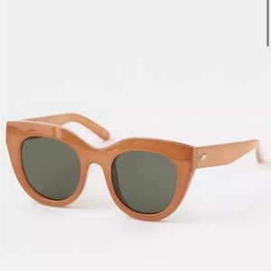 Le Specs Air Heart Sunglasses- Caramel